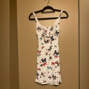 Rue 21 White Butterfly Dress